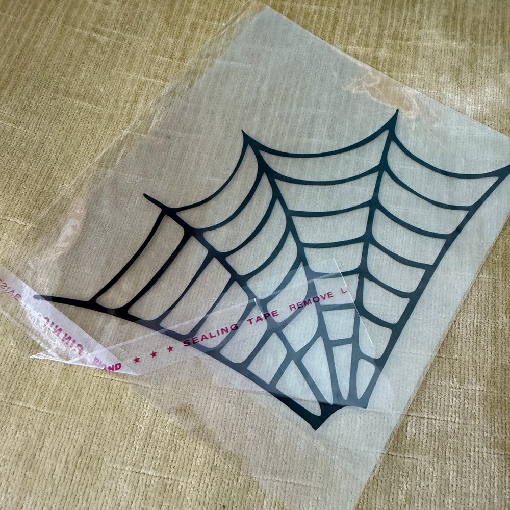 Spider Web Sticker - Picture 3 of 3